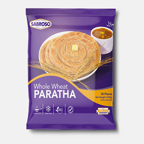 Whole Wheat Paratha (30 Pcs)